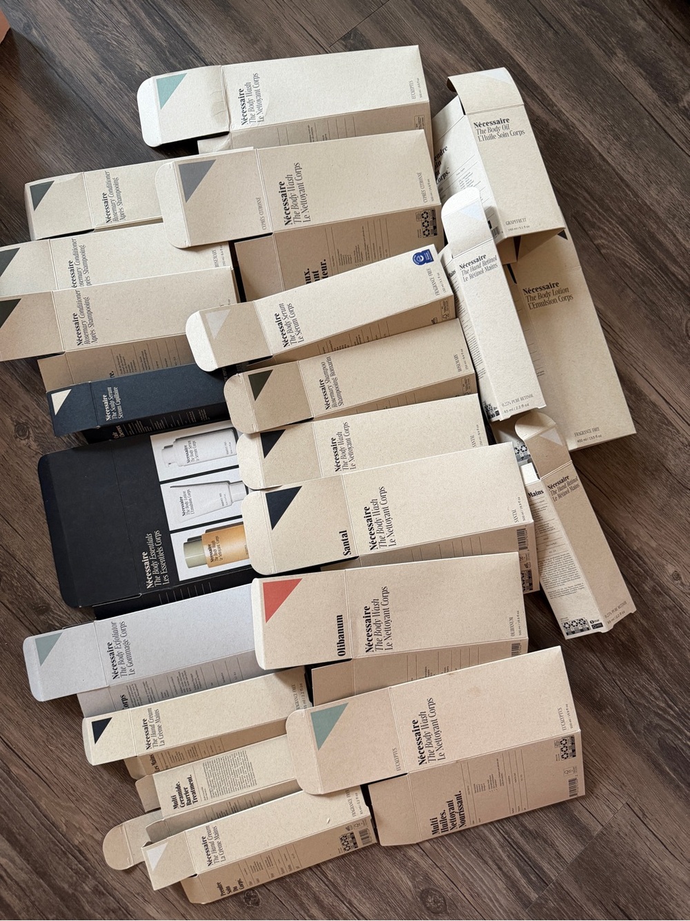 Empty boxes. no products